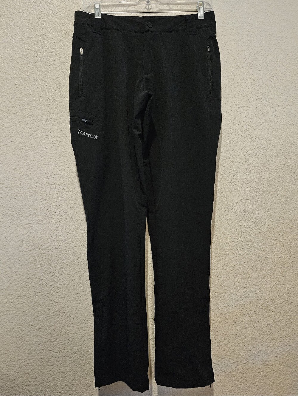 Marmot Hiking Soft Shell Expandable Zipper Leg Pants Size 6